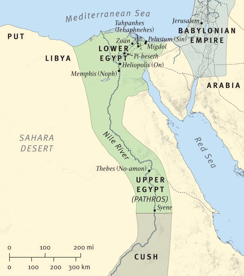 peta dari Ethiopia pada zaman alkitab