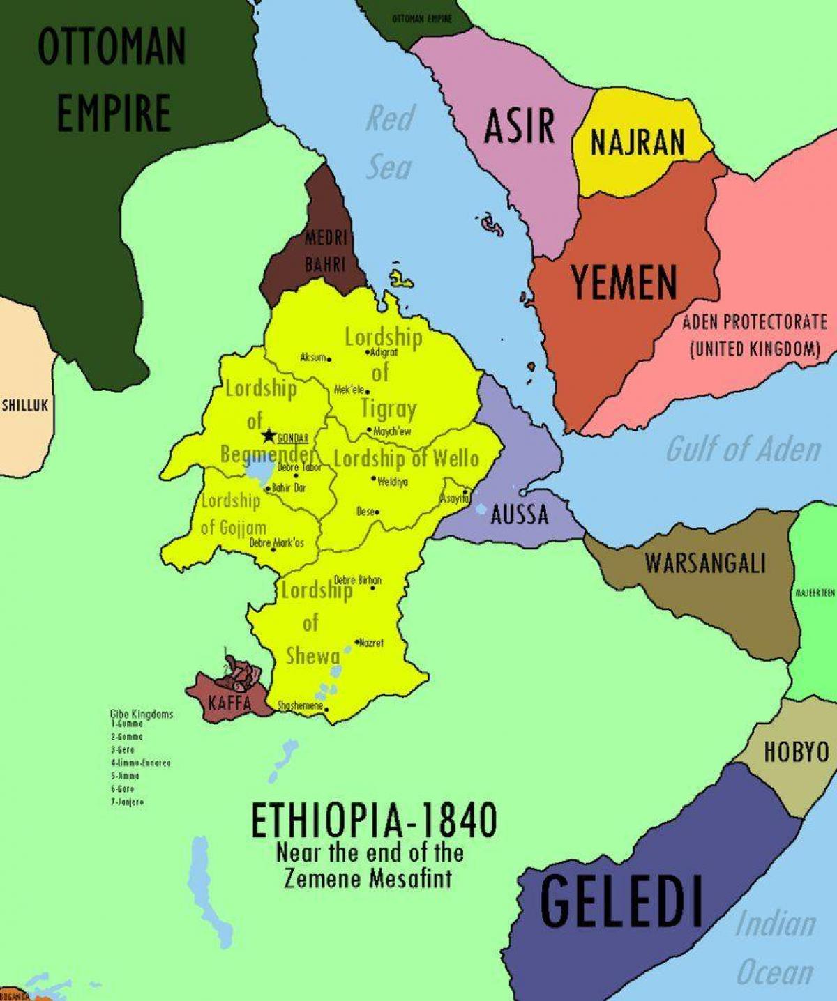 peta kekaisaran Ethiopia