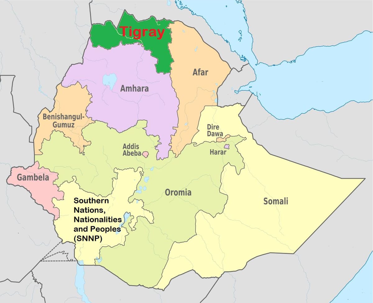 Ethiopia tigray peta