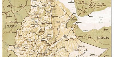 Mantan Ethiopia peta