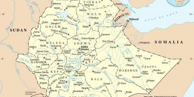 Peta di Ethiopia