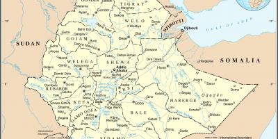 Ethiopia pemetaan badan